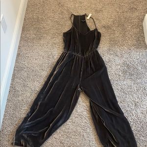 NWT Madewell velvet jumpsuit